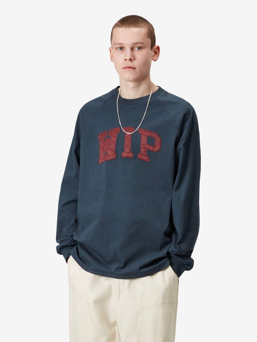 CARHARTT WIP — Лонгслив WIP Dusky Blue/Mulberry