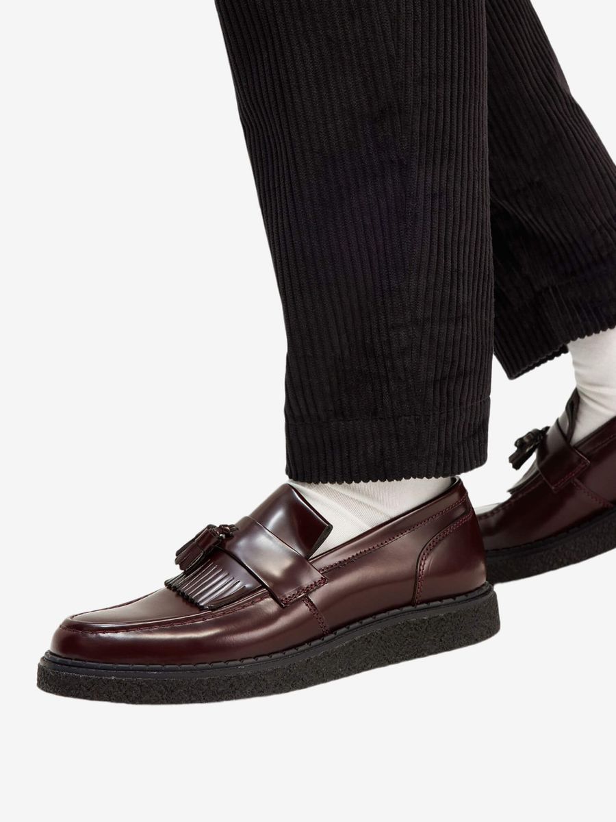 FRED PERRY — Туфли Leather Tassel Loafer Oxblood