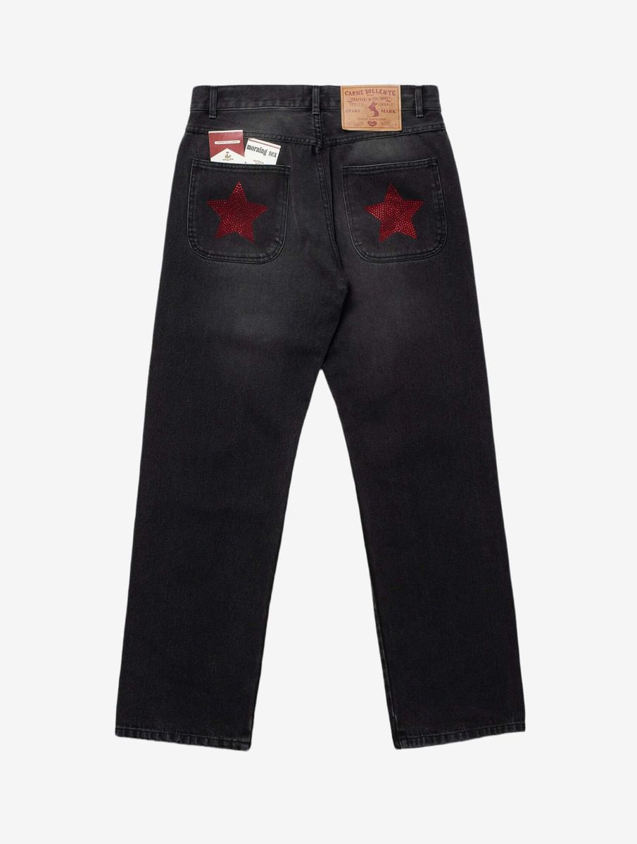 CARNE BOLLENTE — Джинсы Lucky Stars & Lucky Strikes Black