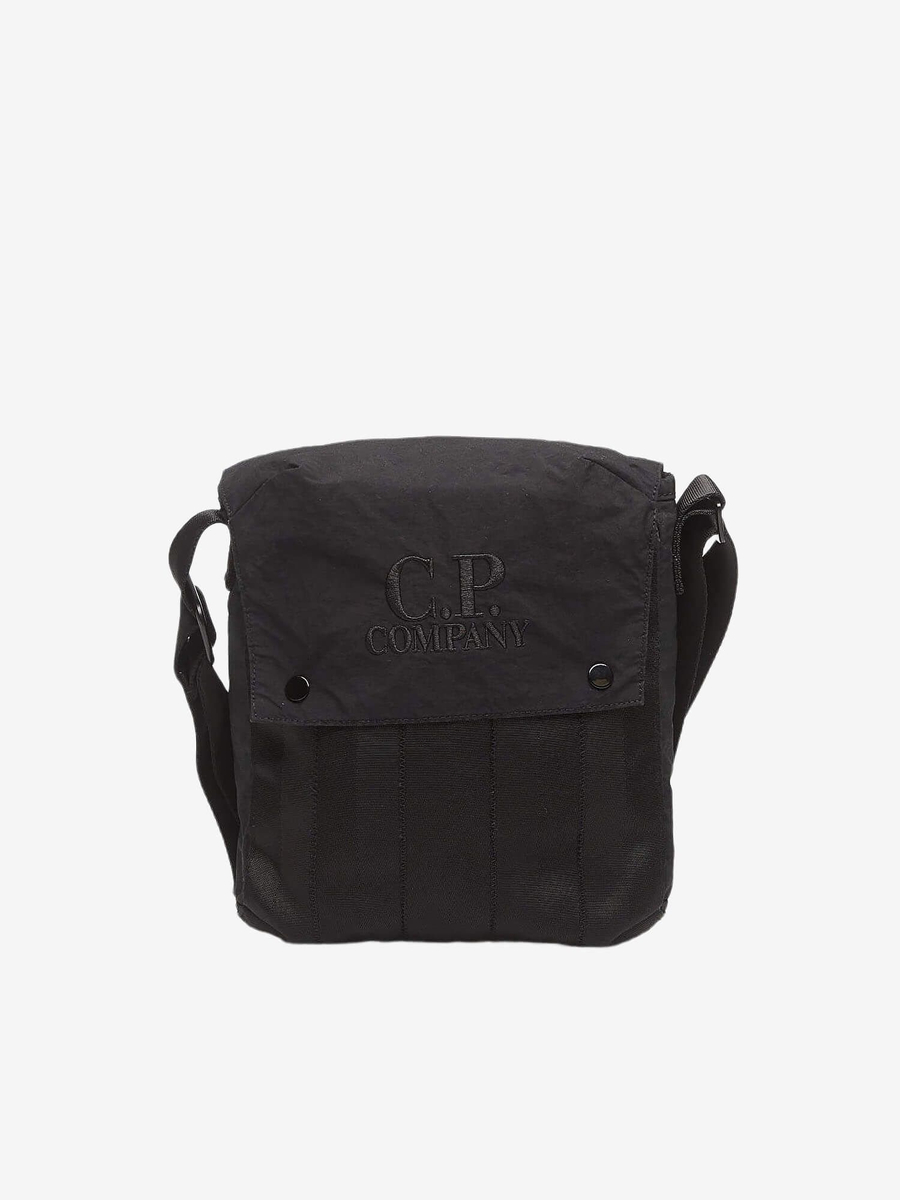C.P. COMPANY — Сумка Plain Paper Touch Mixed Shoulder Bag Black