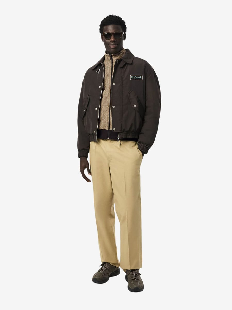 LACOSTE — Олимпийка Paris Monogram Brown