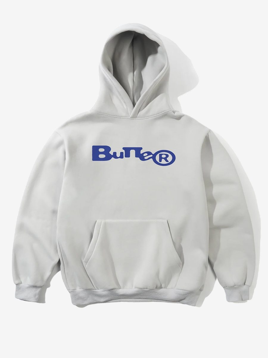 BUTTER GOODS — Худи Registered Pullover Hood Cement
