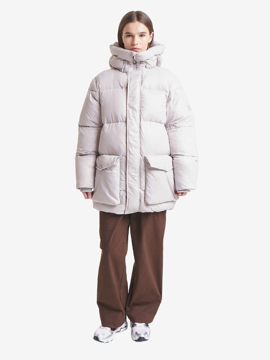 МЕЧ — Куртка FW24 Puffer Long Misty Grey