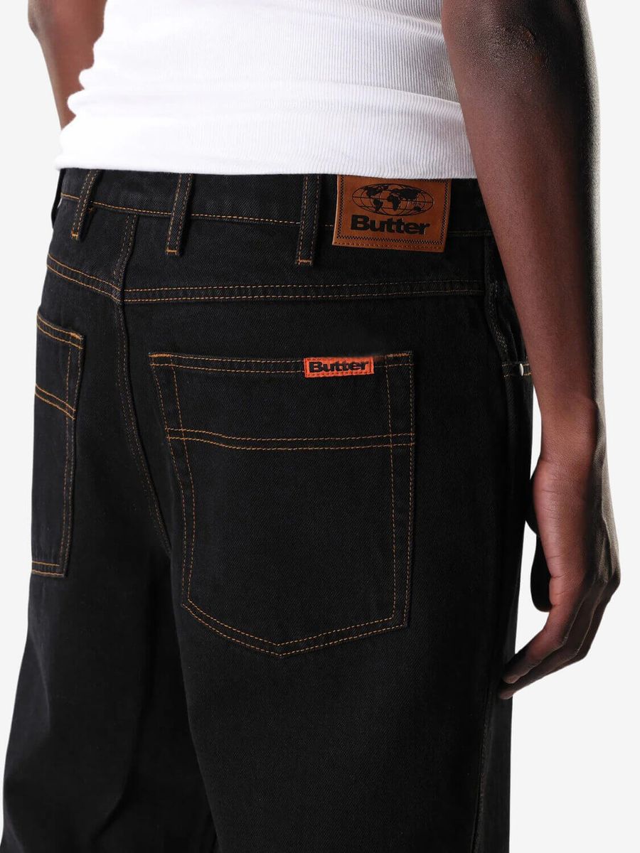 BUTTER GOODS — Джинсы Relaxed Denim Washed Black