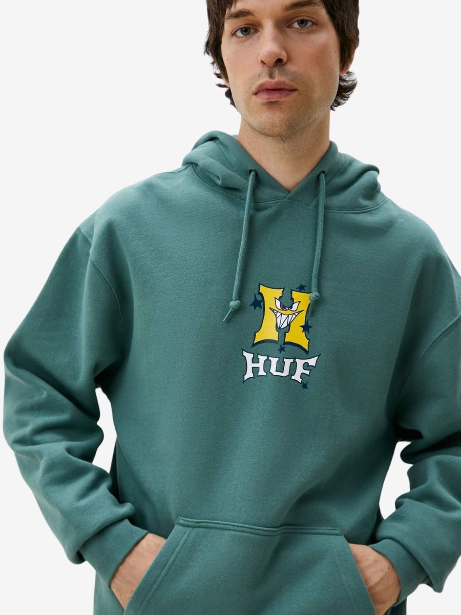HUF — Худи Sassy H Pullover Hoodie Sage