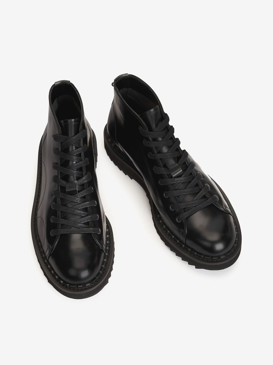 FRED PERRY — Ботинки George Cox Leather Monkey Boot Black