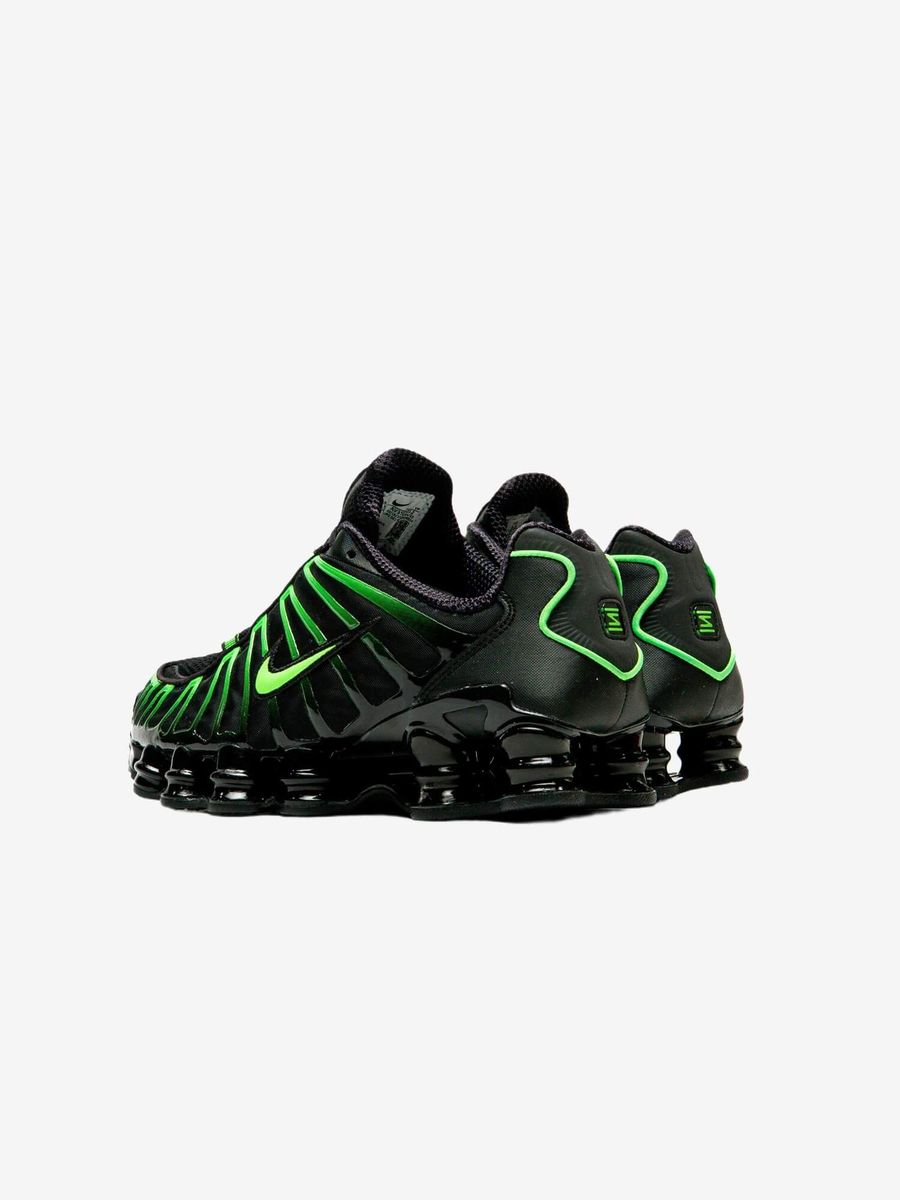NIKE — Кроссовки Shox TL Black/Green Strike/Black