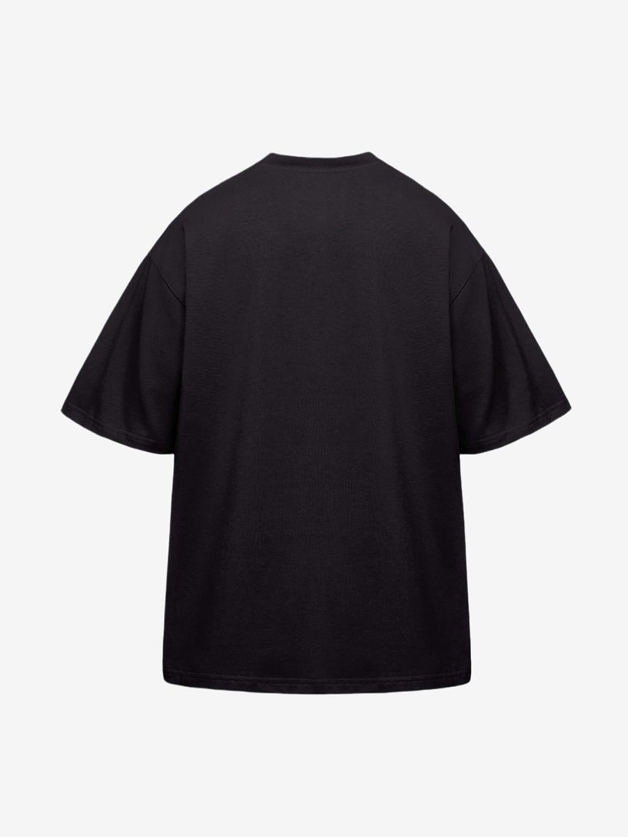 CALLED A GARMENT — Футболка Horses Peach Effect Черный