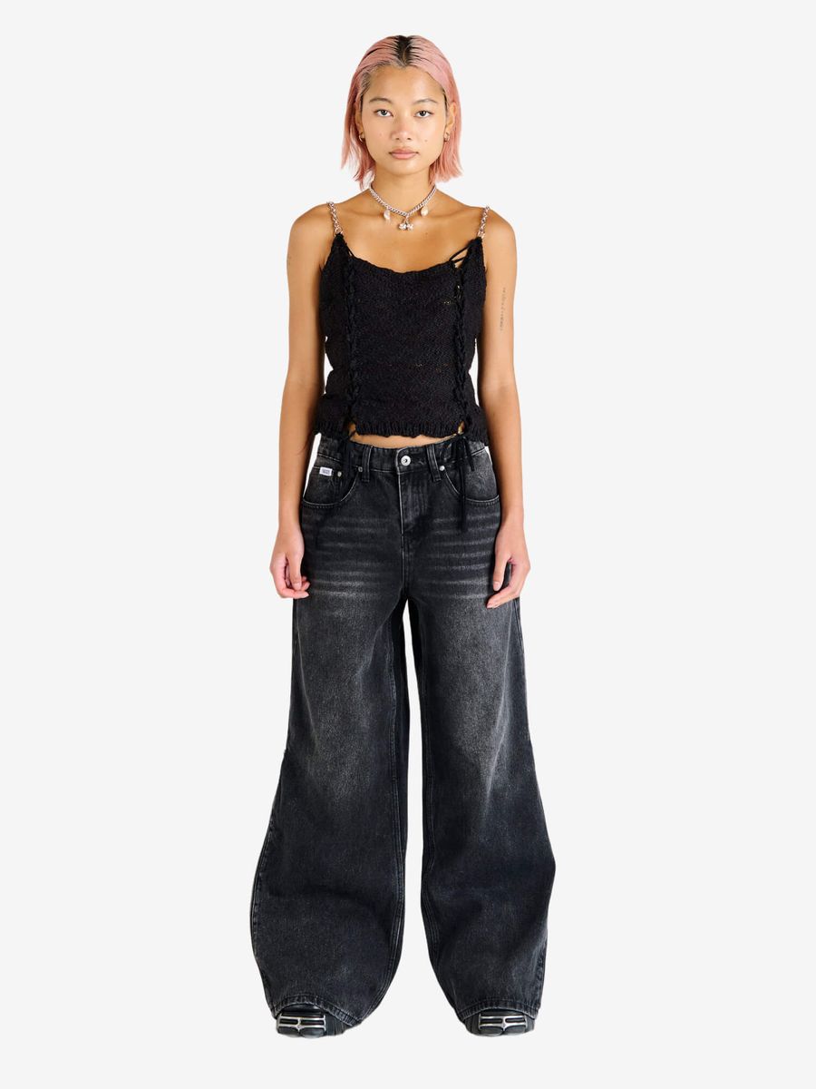 THE RAGGED PRIEST — Feral Zip Flares Charcoal