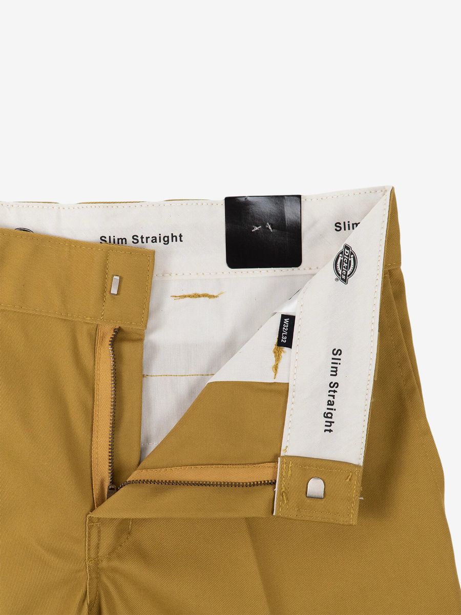 DICKIES — Брюки 873 Slim Straight Work Bronze