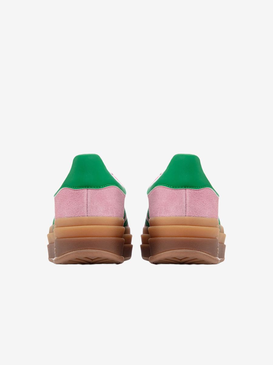 ADIDAS ORIGINALS — Gazelle Bold True Pink/Green/White