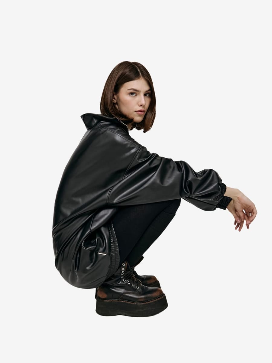 ZNY — Куртка Leather AW24 Black