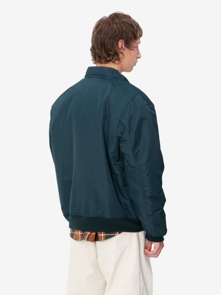 CARHARTT WIP — Куртка Бомбер Olten Duck Blue/Turmeric