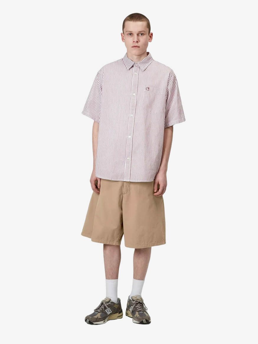 CARHARTT WIP — Шорты Calder Leather (Garment Dyed)