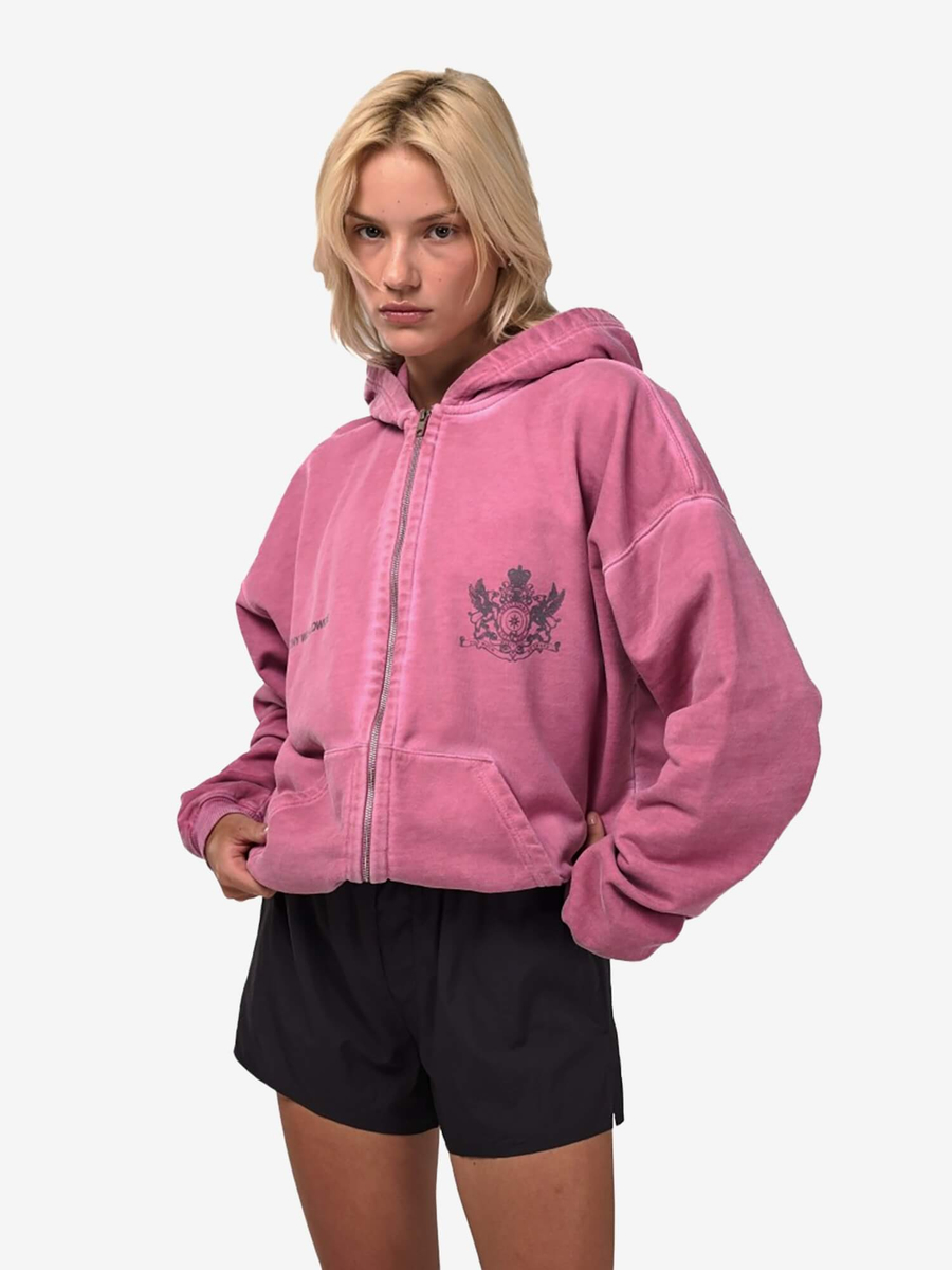 ZNY — Худи Zip ZNY Logo Pink
