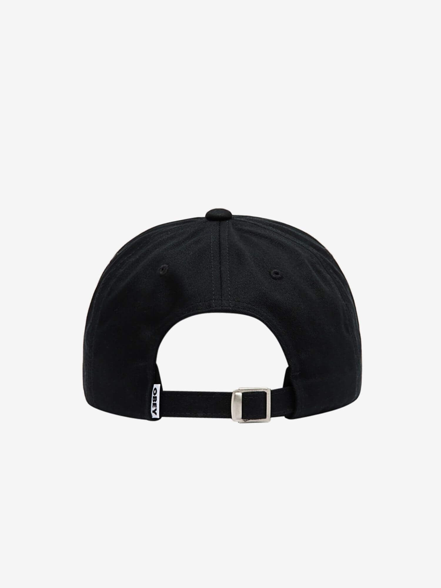 OBEY — Кепка Bold Curve 6 panel Strapback Black