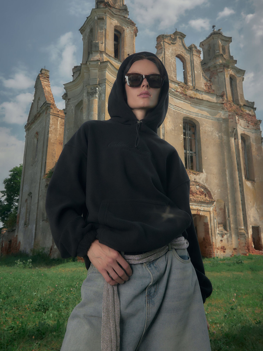 CALLED A GARMENT — Худи Classic CG Hoodie Черный