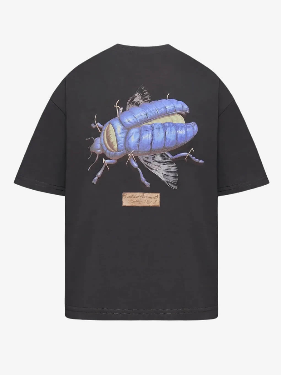CALLED A GARMENT — Футболка Bug Темно-Серый