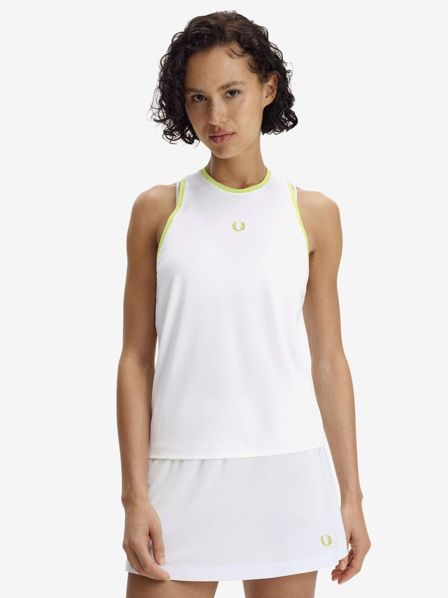 FRED PERRY — Майка Tennis Vest White