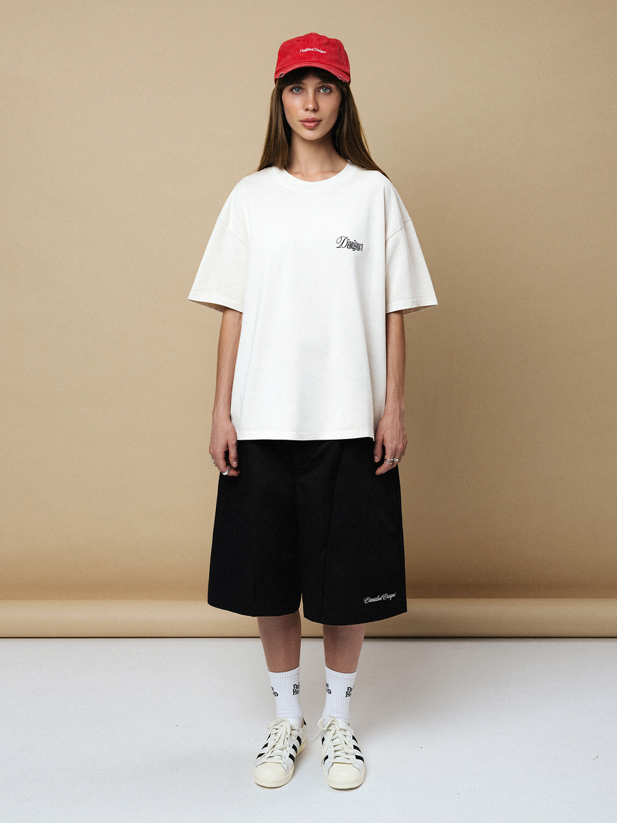DISSIDENT — Футболка Orientierung Dyed Tee in Champagne