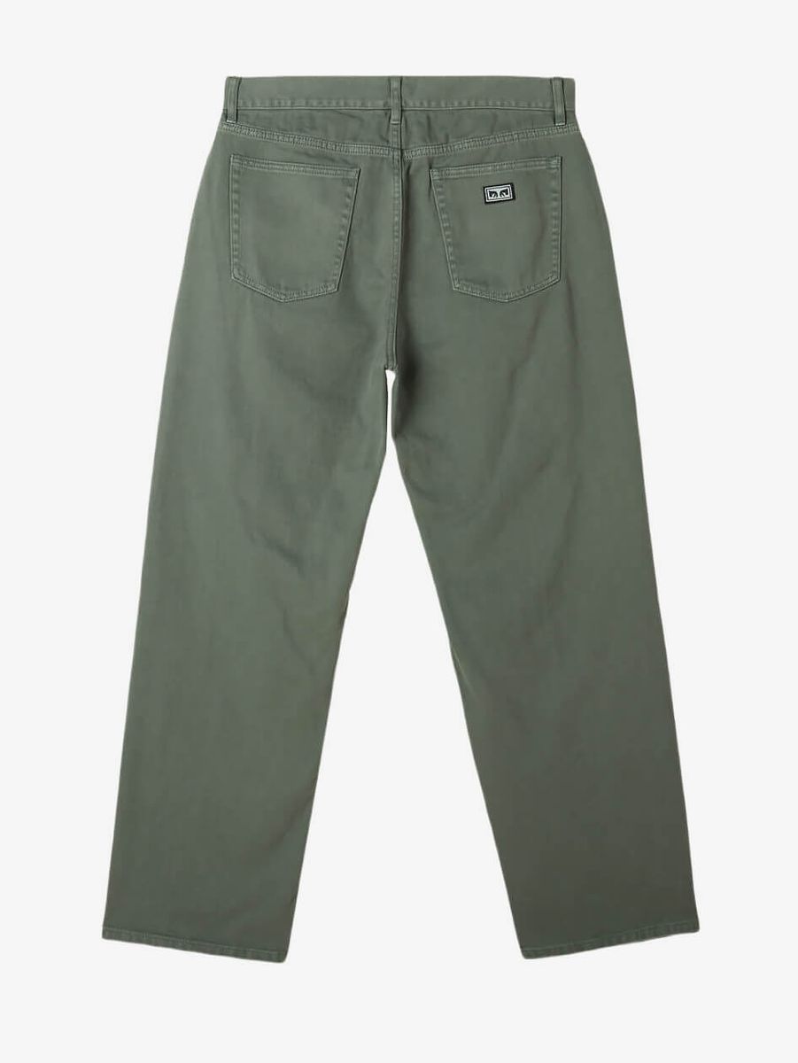 OBEY — Джинсы Hardwork Pigment Denim Duck Green