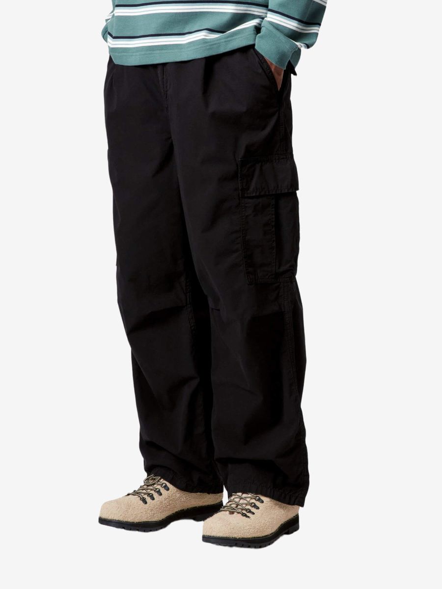 CARHARTT WIP — Штаны Cole Cargo Black (Garment Dyed)