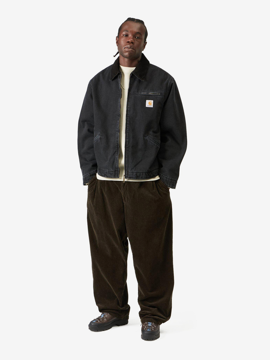 CARHARTT WIP — Куртка OG Detroit Black//Black (Stone Washed)