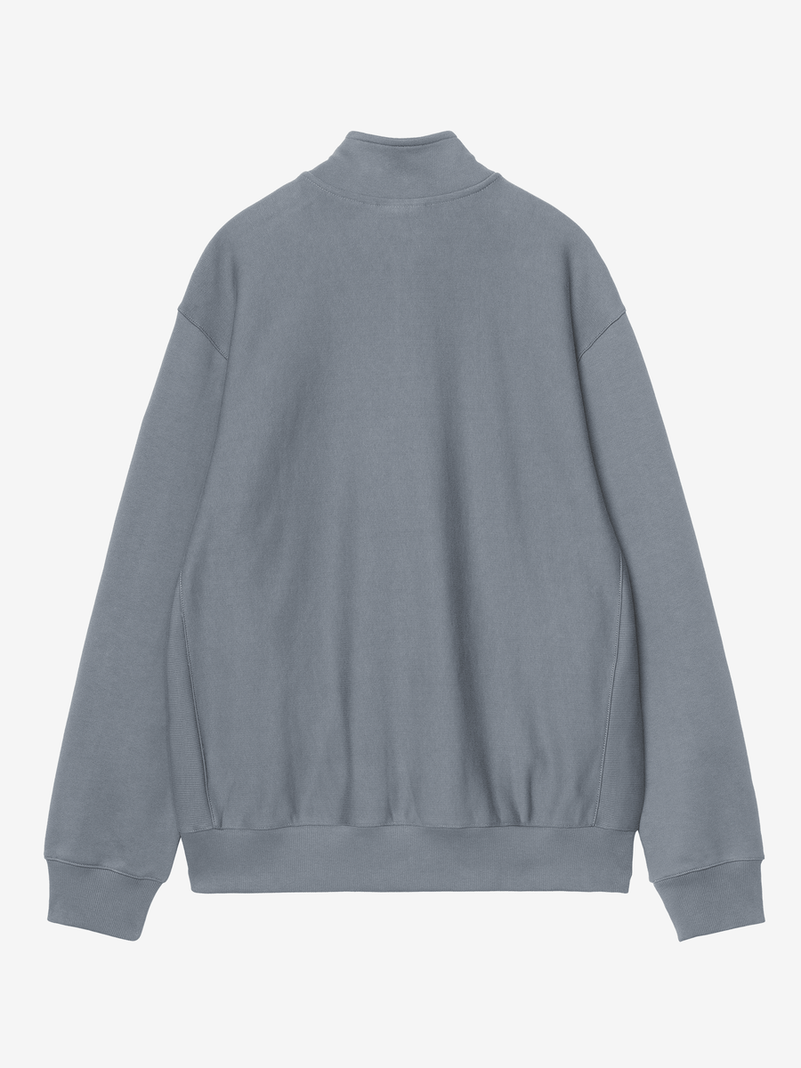 CARHARTT WIP — Свитшот Longhand Half Zip Sweat Cozy Blue/White