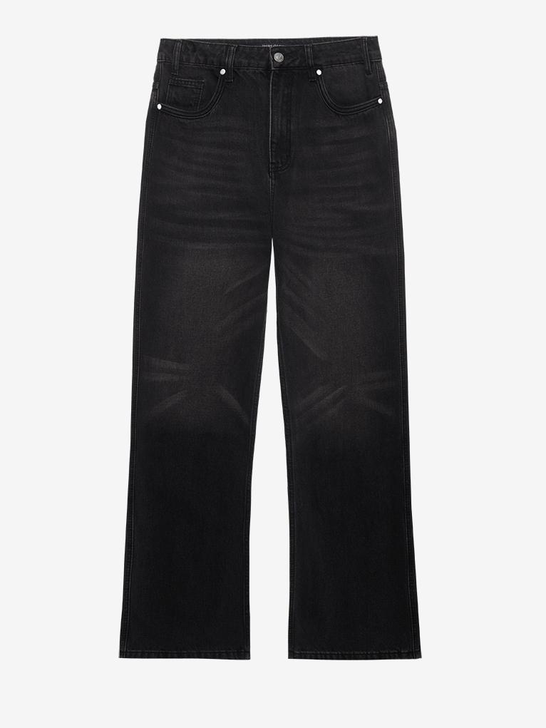 BRÛLER D’AMOUR — Джинсы  Клёш "Évasé" Black (Washing)