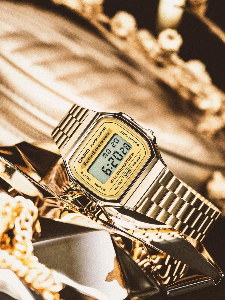 CASIO — Часы Vintage A168WG-9 Gold