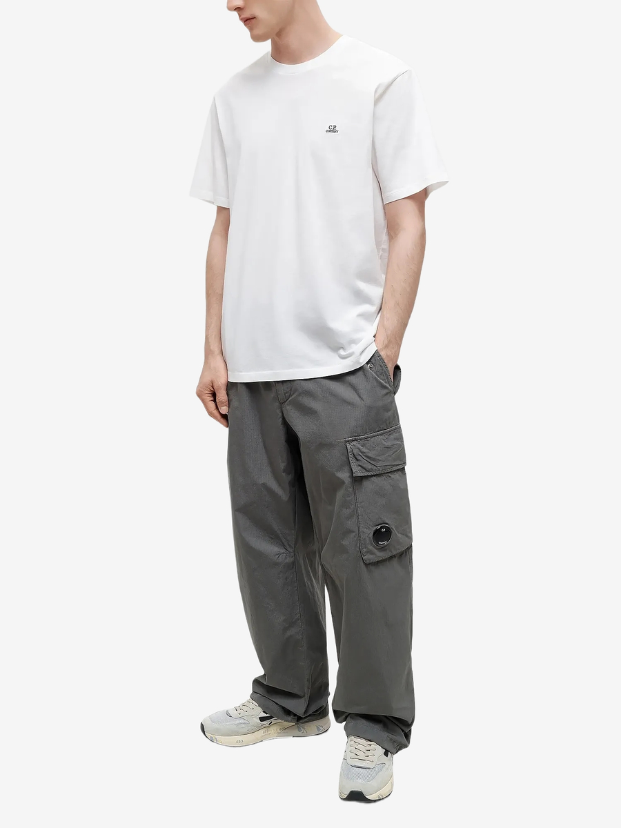 C.P. COMPANY — Штаны Cotton Rip-Stop Boxy Lens Cargo Pants Gunmetal