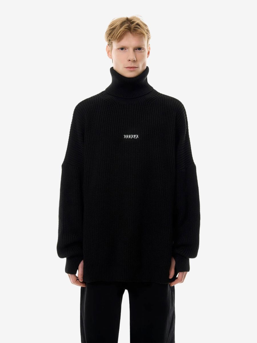 ISSAYA — Свитер Chainmail Turtleneck Black