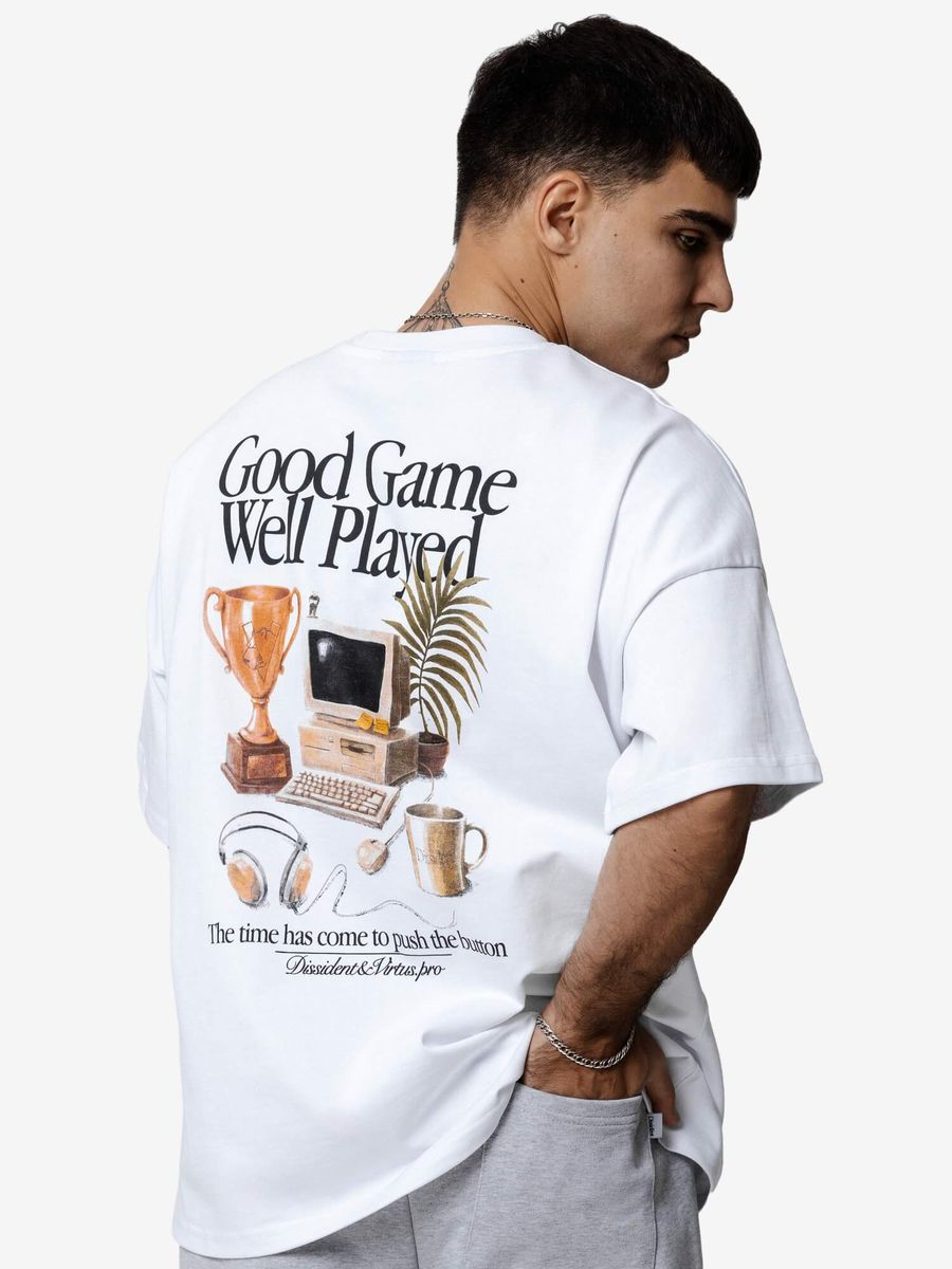 DISSIDENT — Футболка GGWP Heavy Oversized Tee White