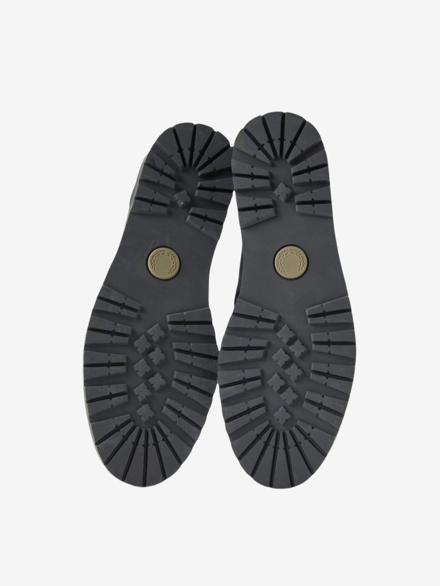 FRED PERRY — Ботинки Kenney Low Waxed Suede Anchor Grey
