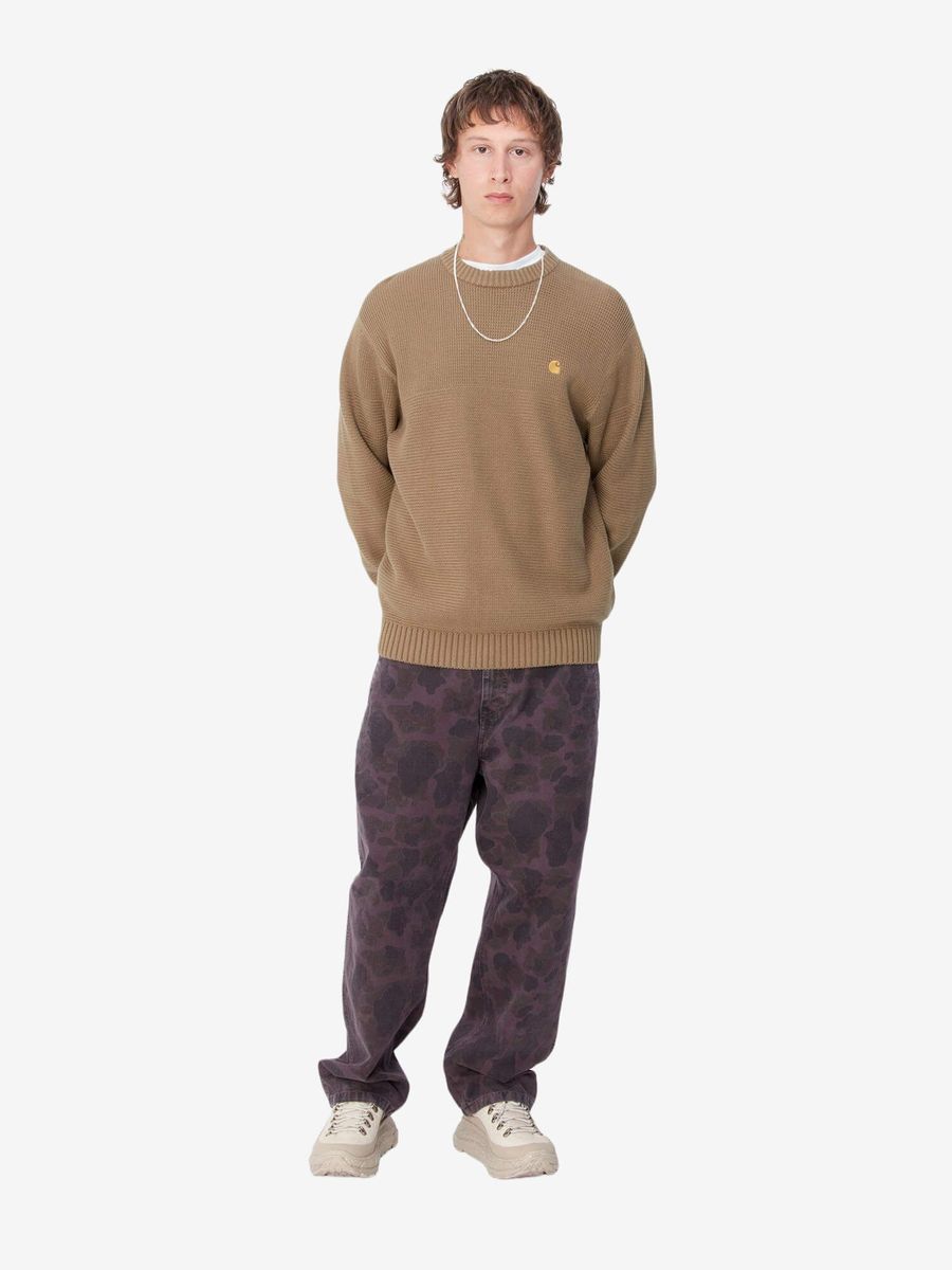 CARHARTT WIP — Свитер Вязаный Chane Leather/Gold