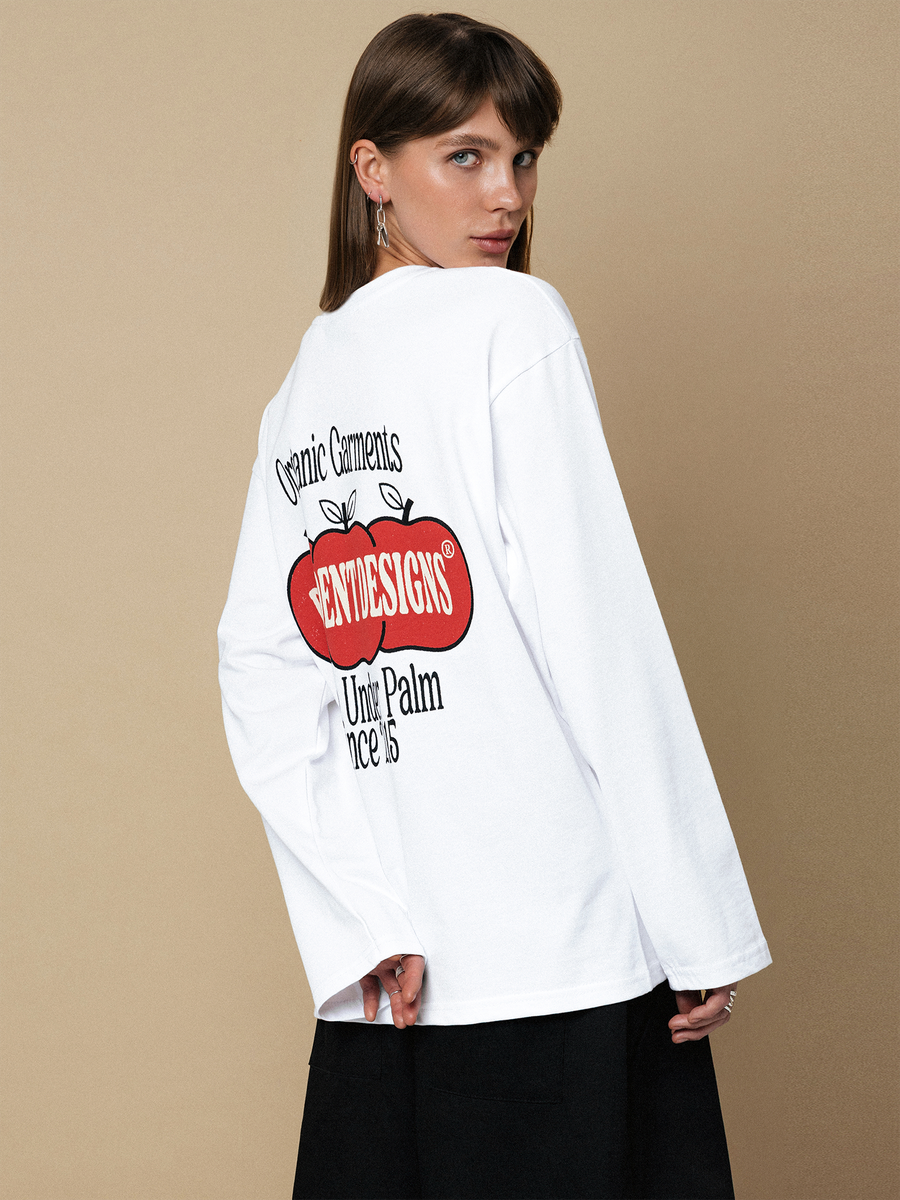 DISSIDENT — Лонгслив Organic Longsleeve in White