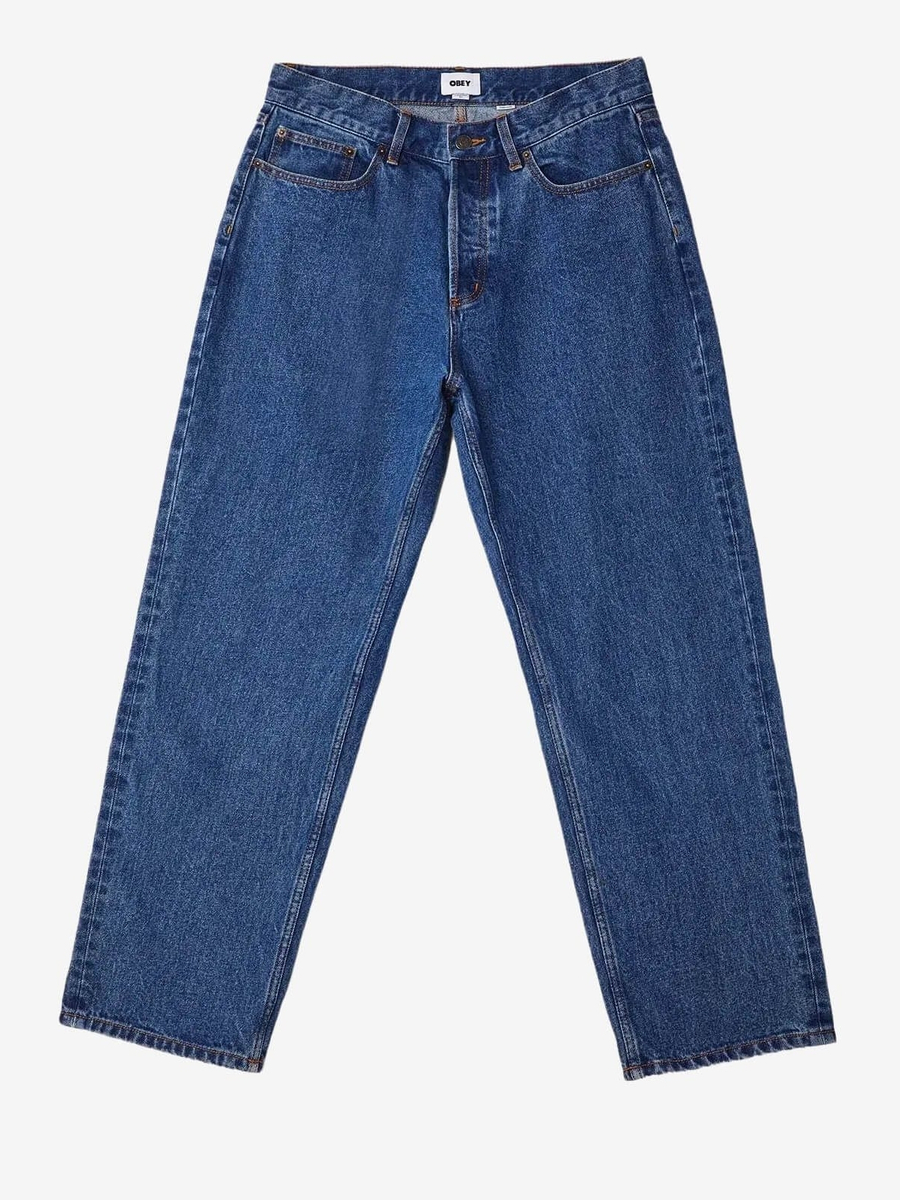 OBEY — Джинсы Hardwork Stonewash Indigo