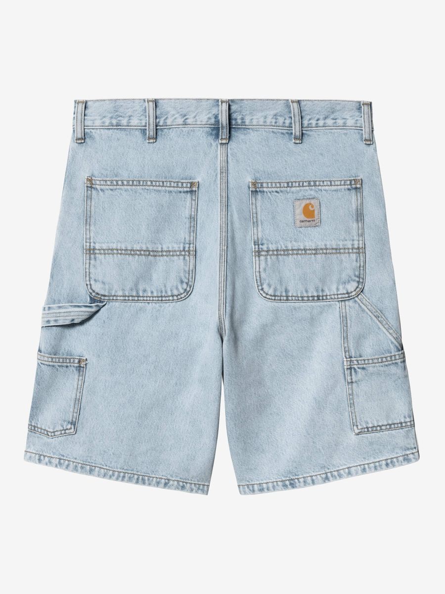CARHARTT WIP — Шорты Double Knee Blue (Heavy Stone Bleached)