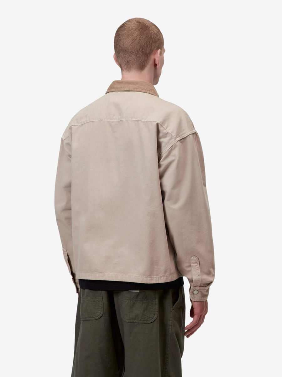 CARHARTT WIP — Овершот Prescott Shirt Jac String/Leather (Garment Dyed)