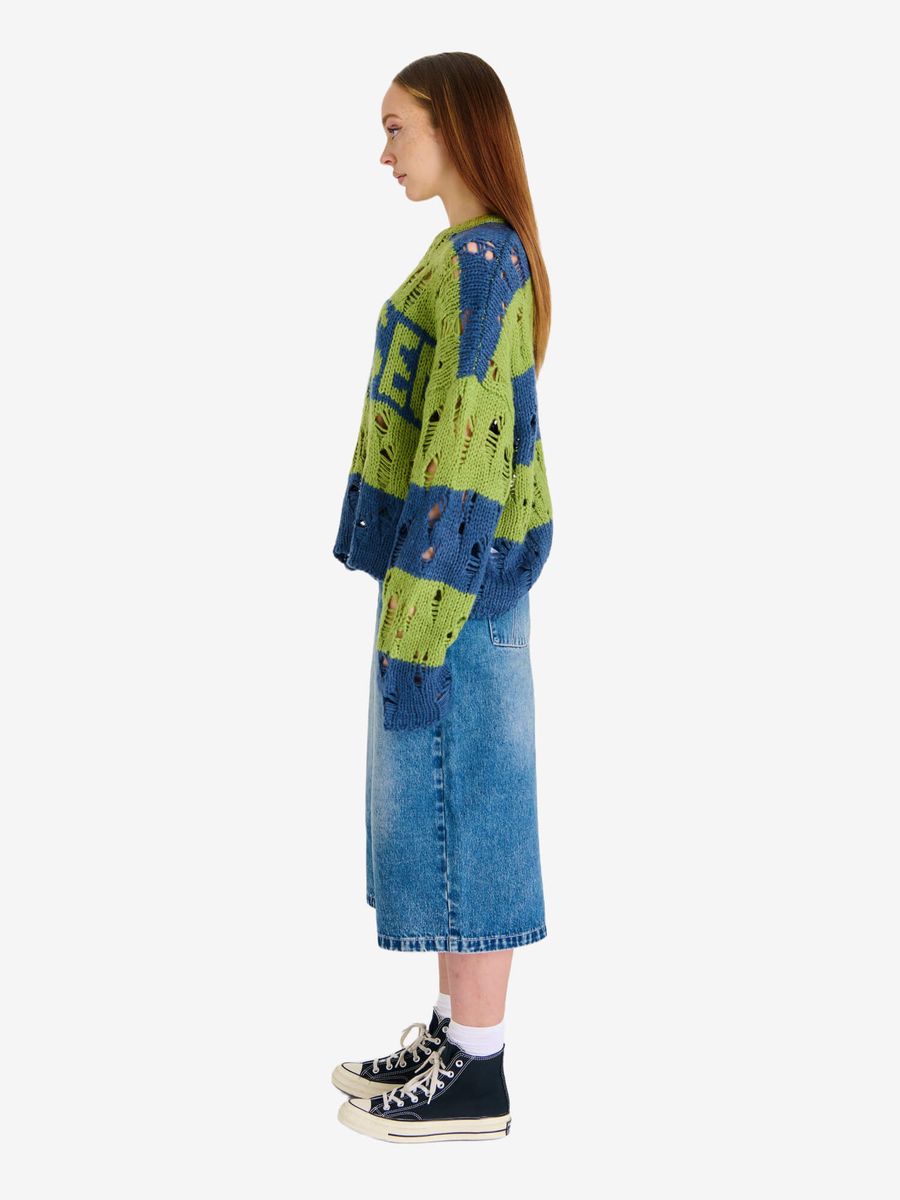 THE RAGGED PRIEST — Свитер Sublime Knit Blue/Green