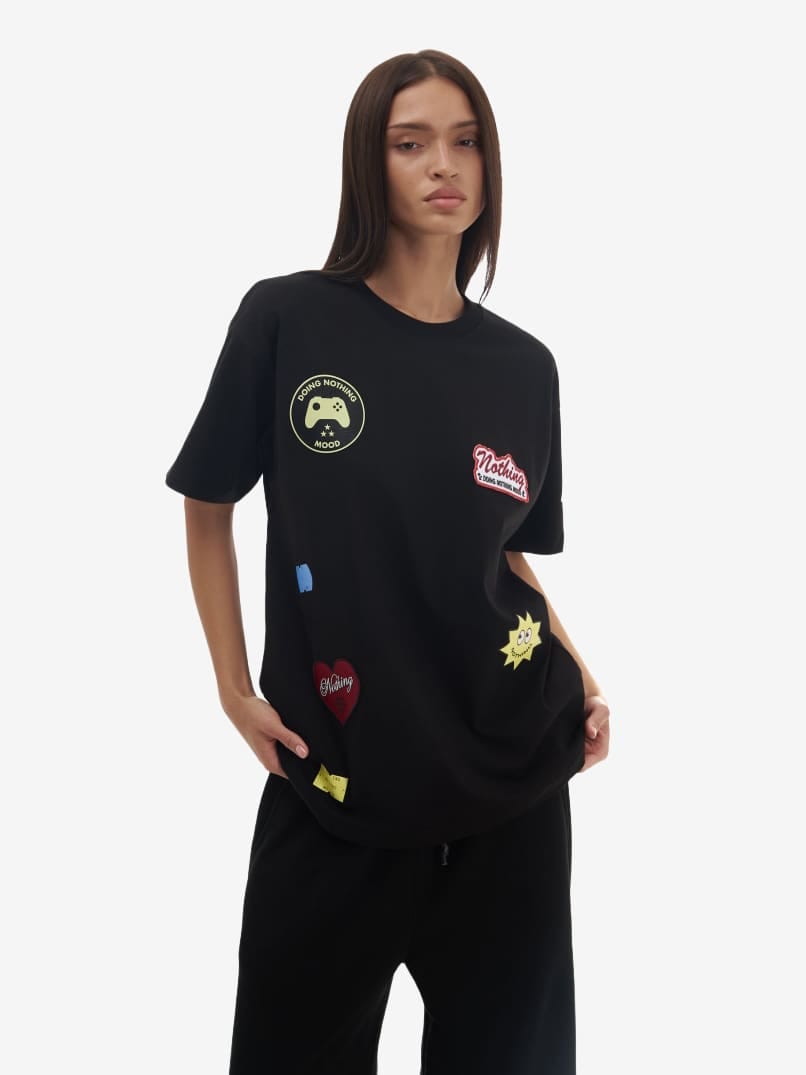 ZNY — Футболка Patches ss25 Black