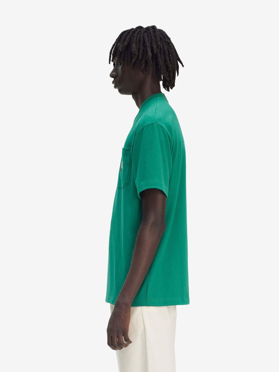 FRED PERRY — Футболка Relaxed 1952 Label Green