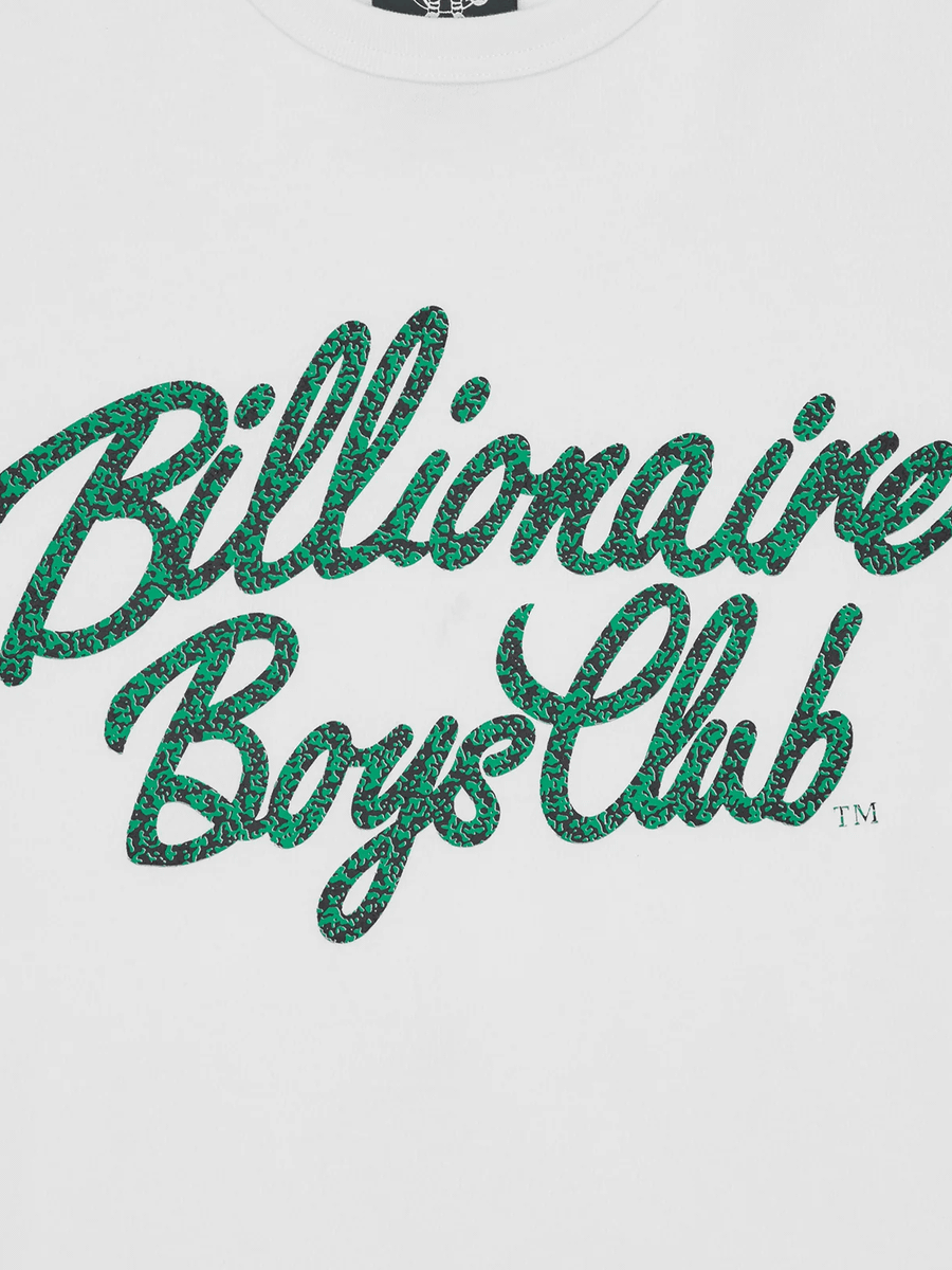 BILLIONAIRE BOYS CLUB — Футболка Script Oversized Tee White