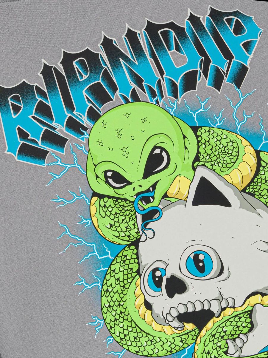 RIPNDIP — Худи Skull & Bones Charcoal