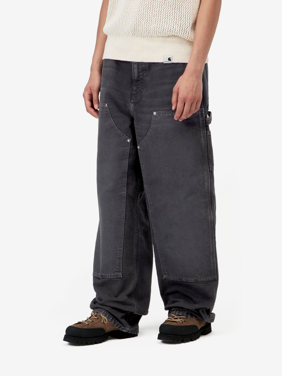 CARHARTT WIP — Джинсы W Brandon Double Knee Black (Destroy Wash)