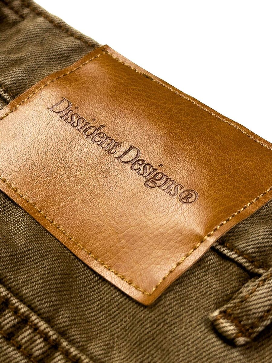 DISSIDENT — Джинсы Coat of Hearts Baggy Jeans Faded Brown