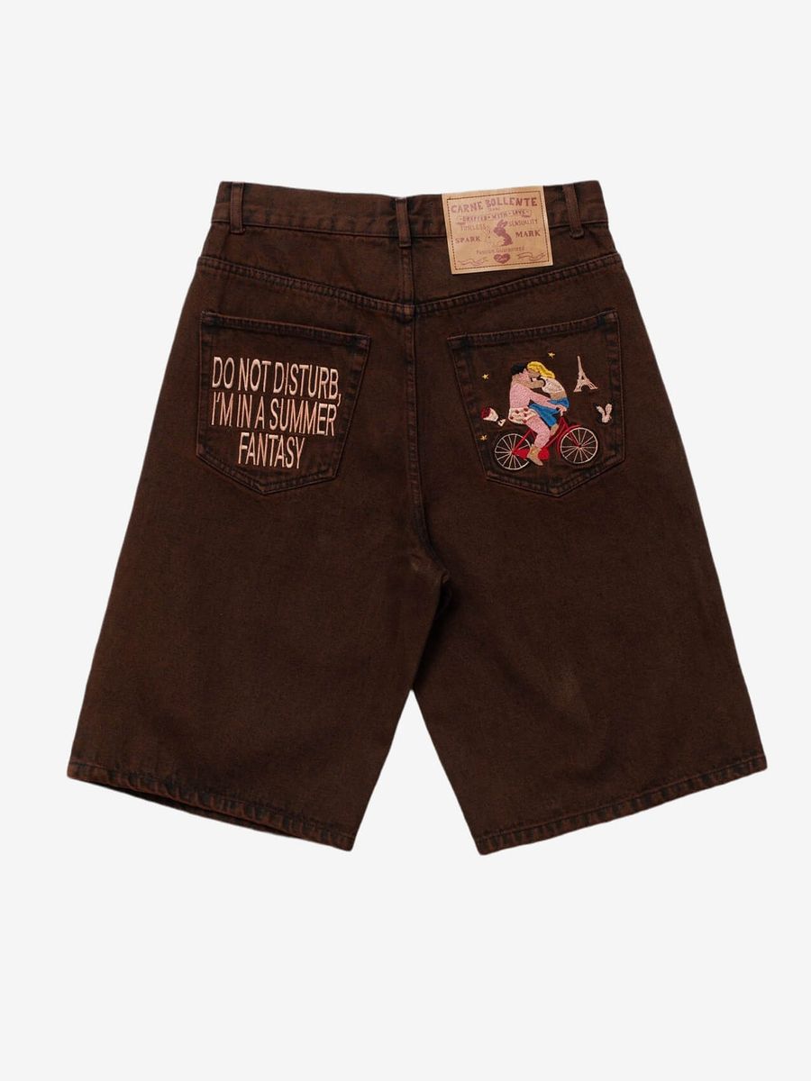CARNE BOLLENTE — Шорты Summer Fantasies Brown