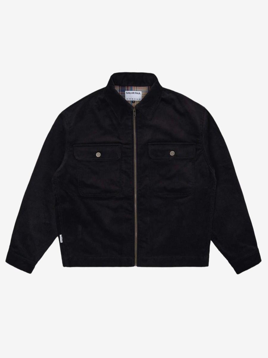 SAILOR PAUL — Куртка Velvet Unit Jacket Черный