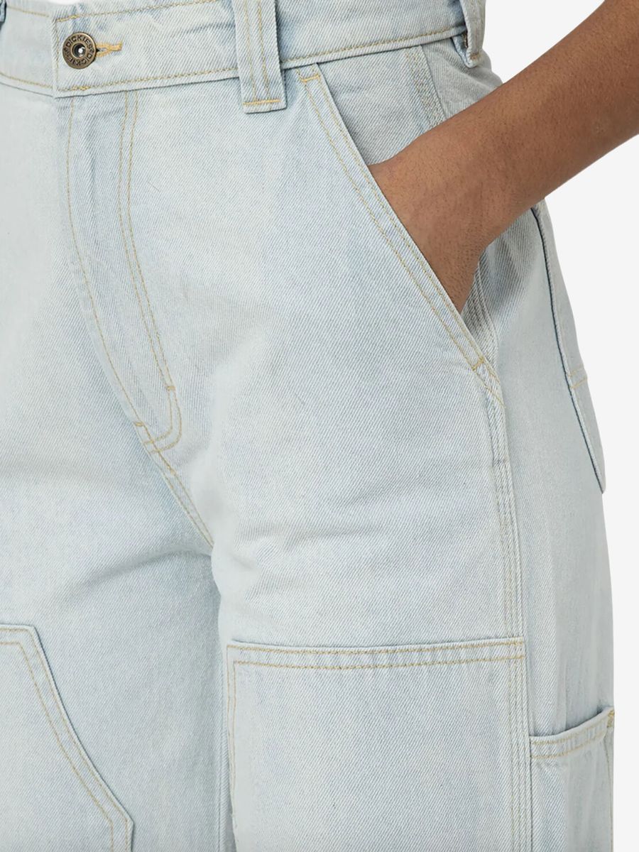 DICKIES — Джинсы W' Madison Double Knee Ultra Light Washed Blue