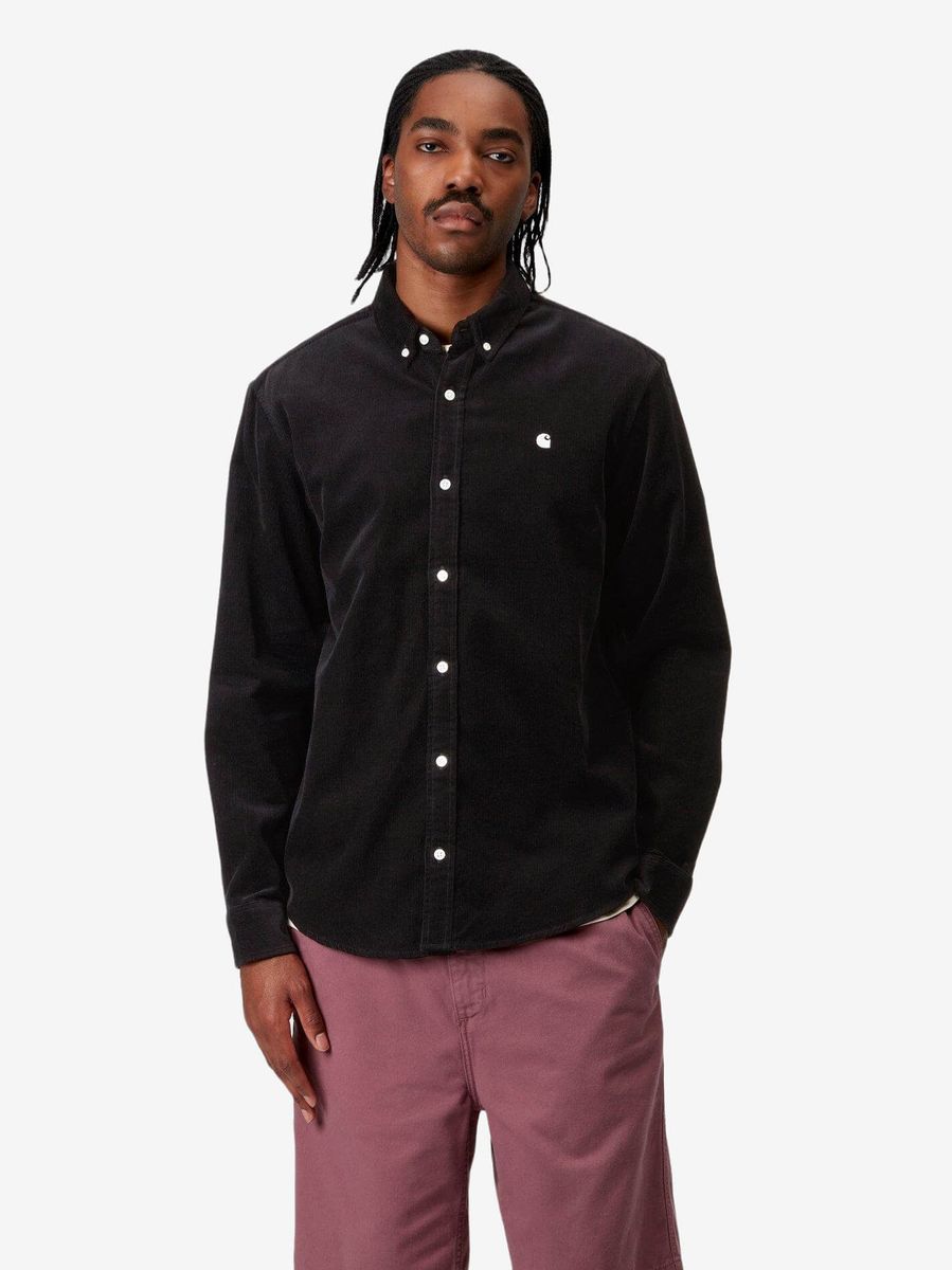 CARHARTT WIP — Рубашка Madison Cord Black/Wax